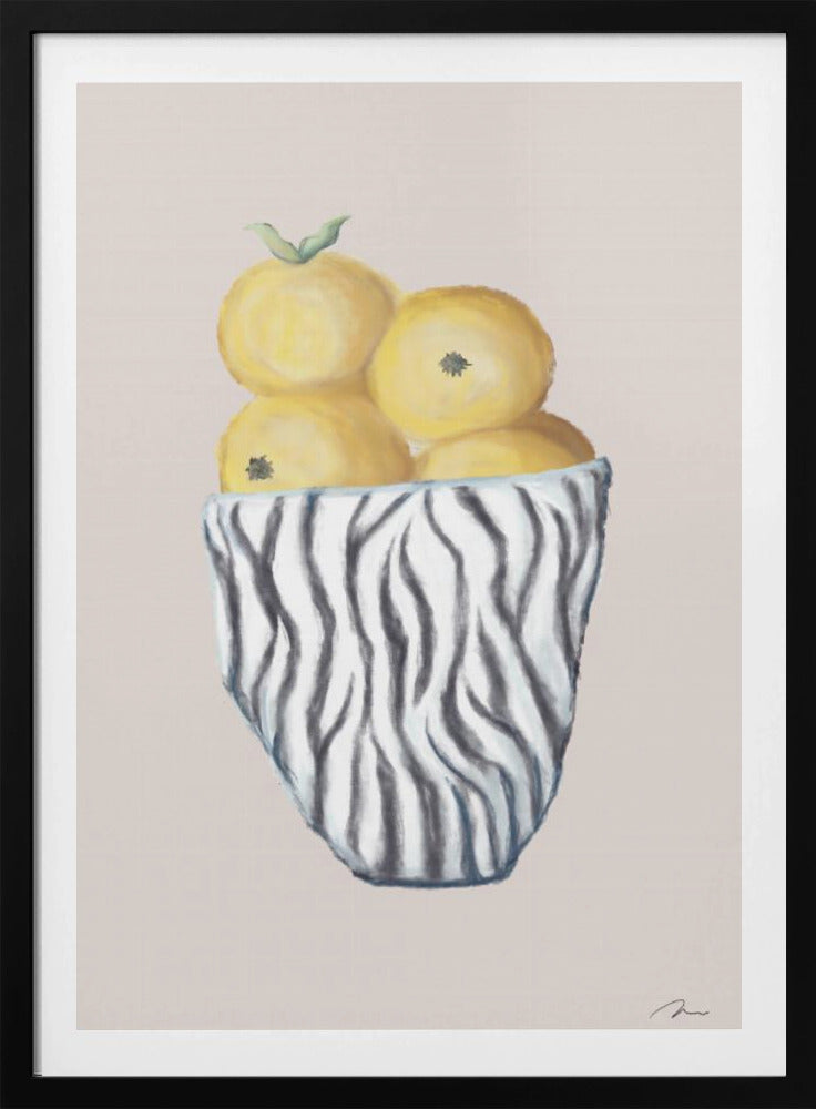 Zebraschale | Poster - Kunstdruck