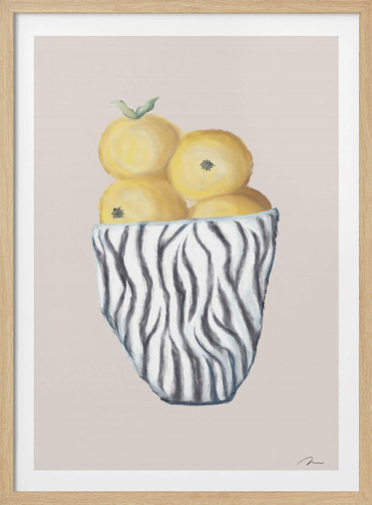 Zebraschale | Poster - Kunstdruck