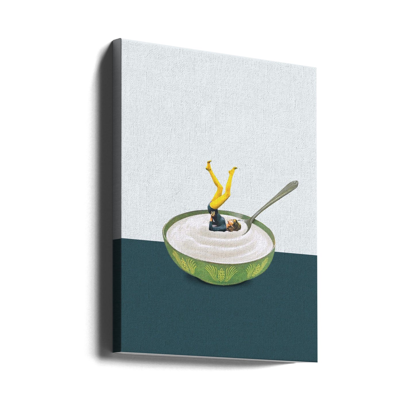 Yoga nel mio yogurt | Stampe su Tela