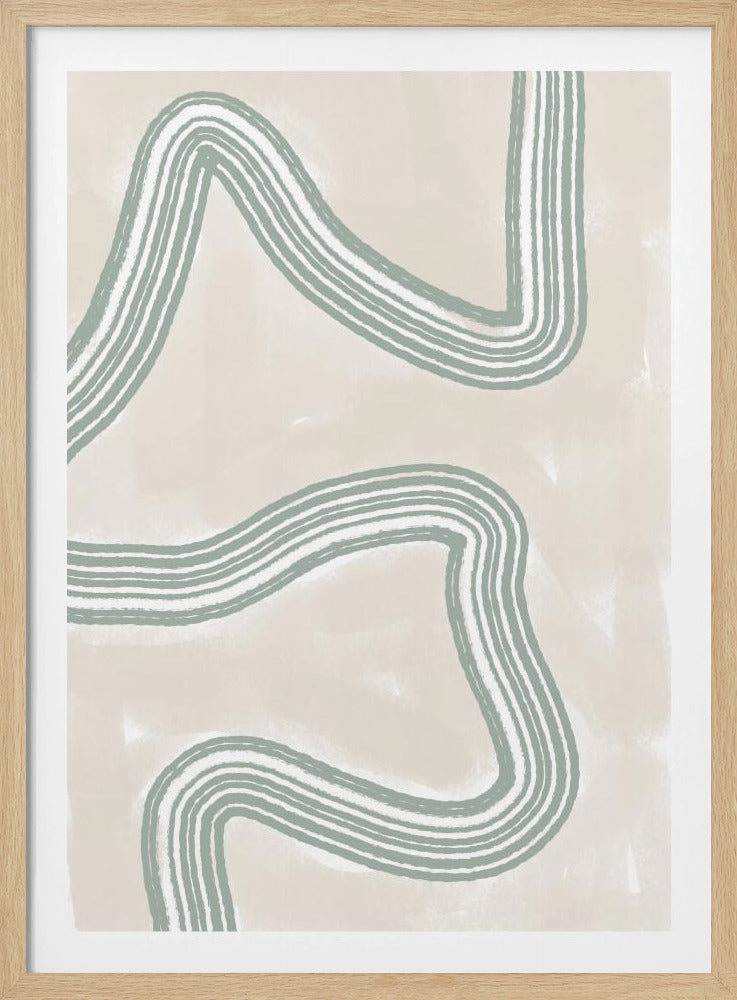 Gebogen rust | Posters - Kunstdrukken