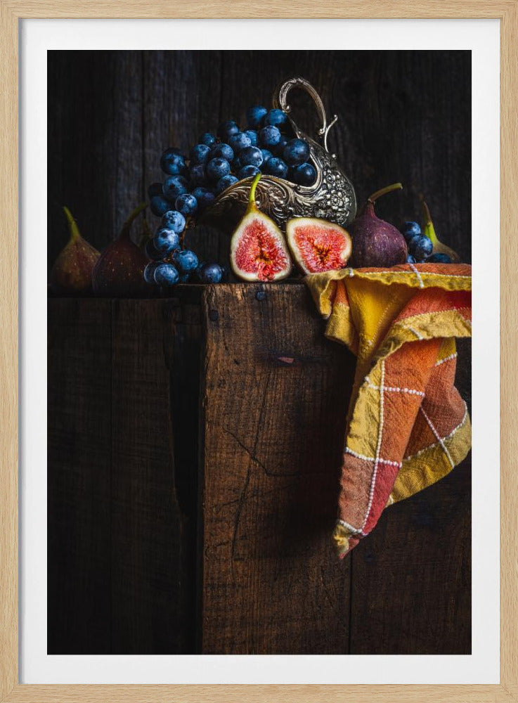 Figs on a crate | Poster