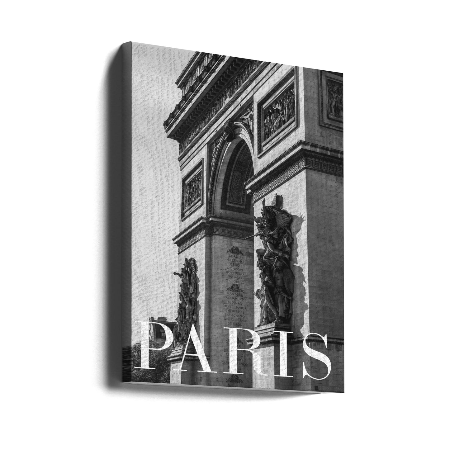 Parijs Tekst 6 | Canvasprints