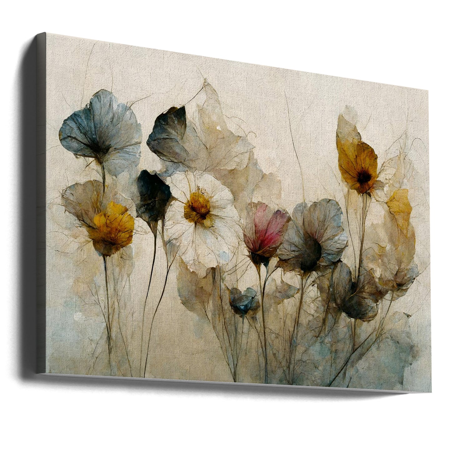 Bouquet di fiori secchi | Stampe su Tela