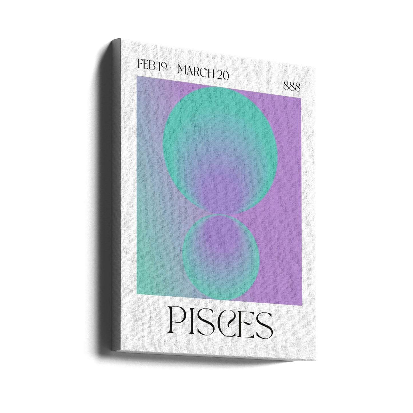 Pisces Aura Angel Number 888 | Canvas
