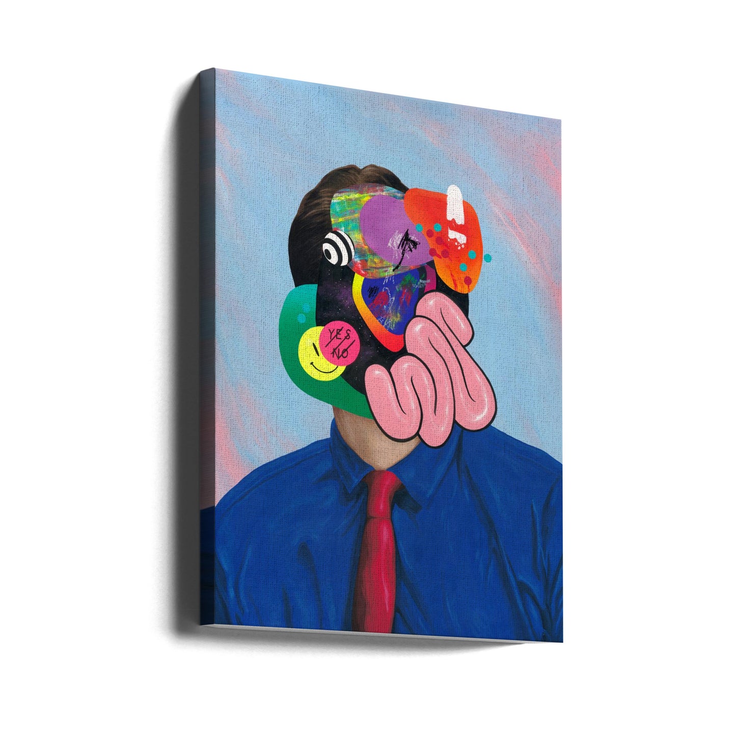Probeer er druk uit te zien | Canvasprints