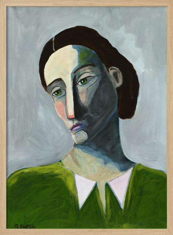Mujer esperando | Posters  - Impresiones de Arte
