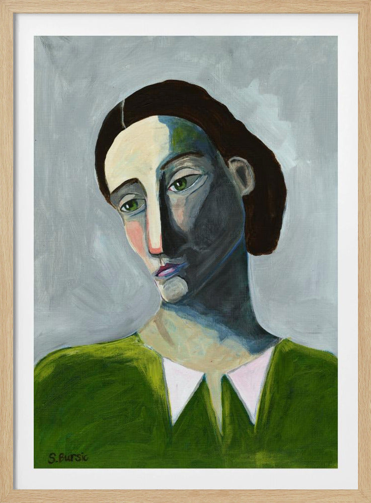 Mujer esperando | Posters  - Impresiones de Arte