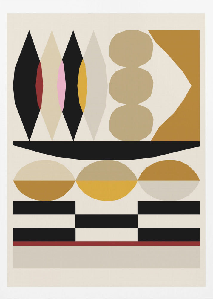 Abstrakte Komposition 25 | Poster