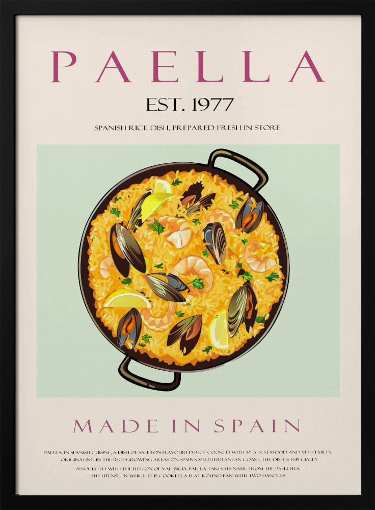 Paella Est. 1977 | Poster