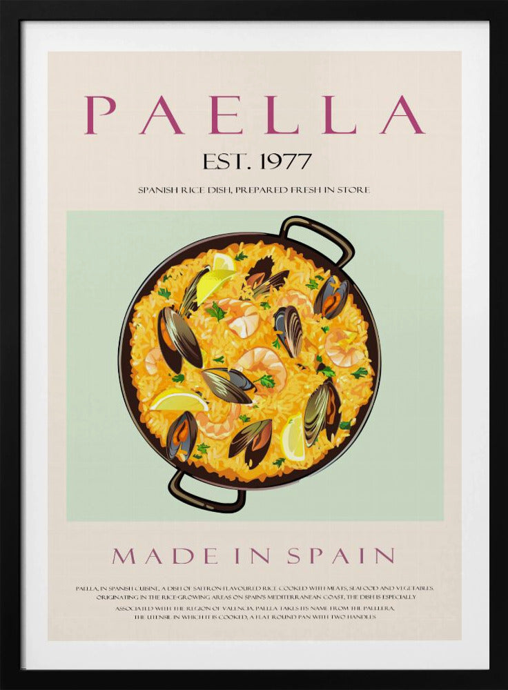 Paella Est. 1977 | Poster