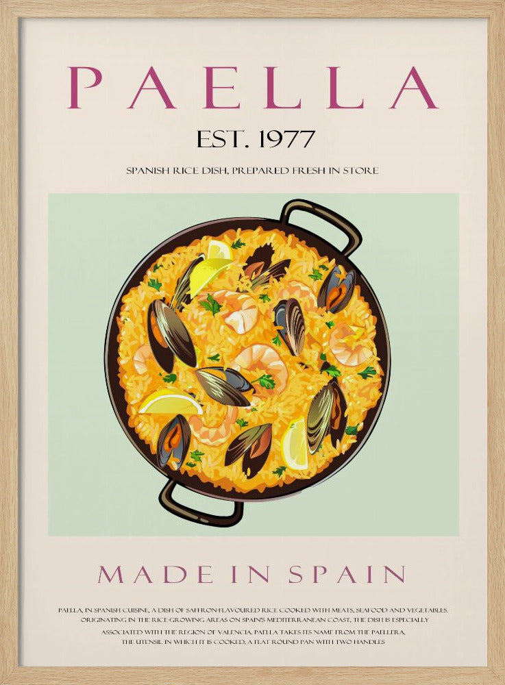 Paella Est. 1977 | Poster