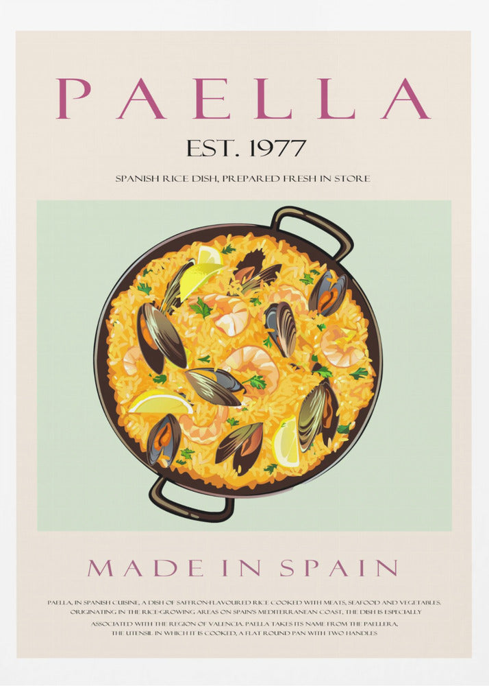 Paella Est. 1977 | Poster