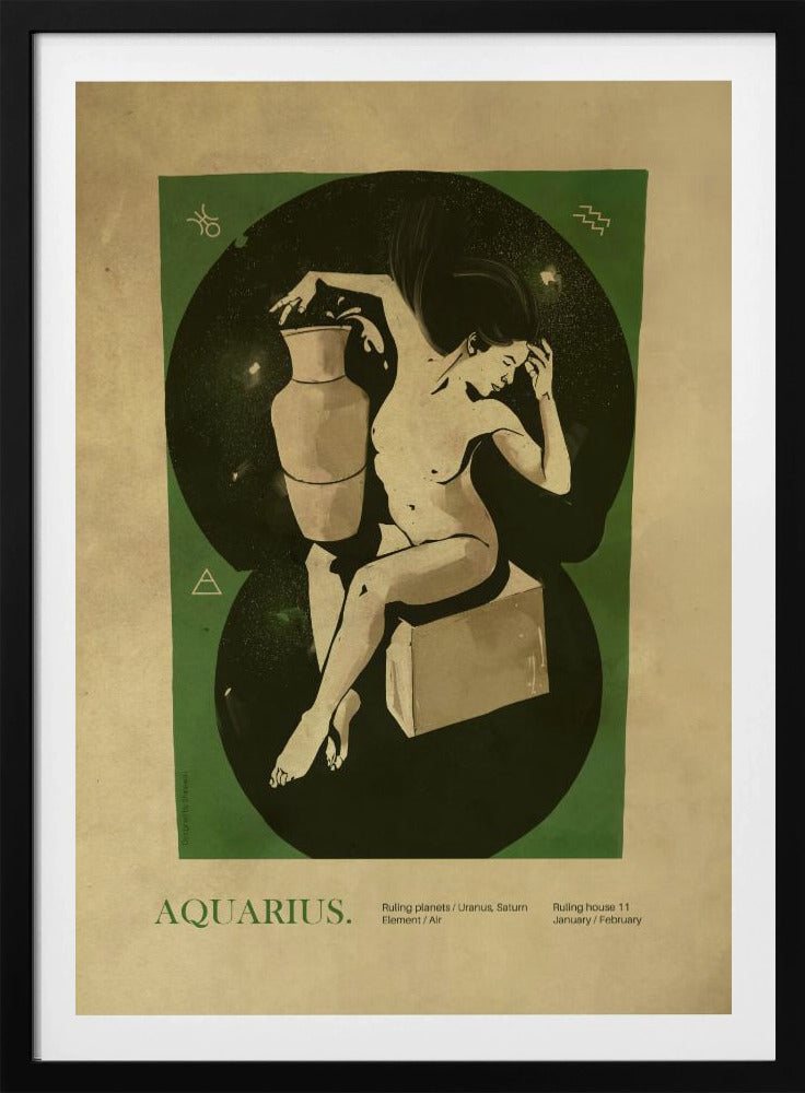 Vattumannen-tryck | Poster