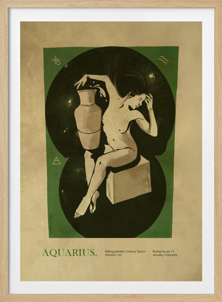 Vattumannen-tryck | Poster
