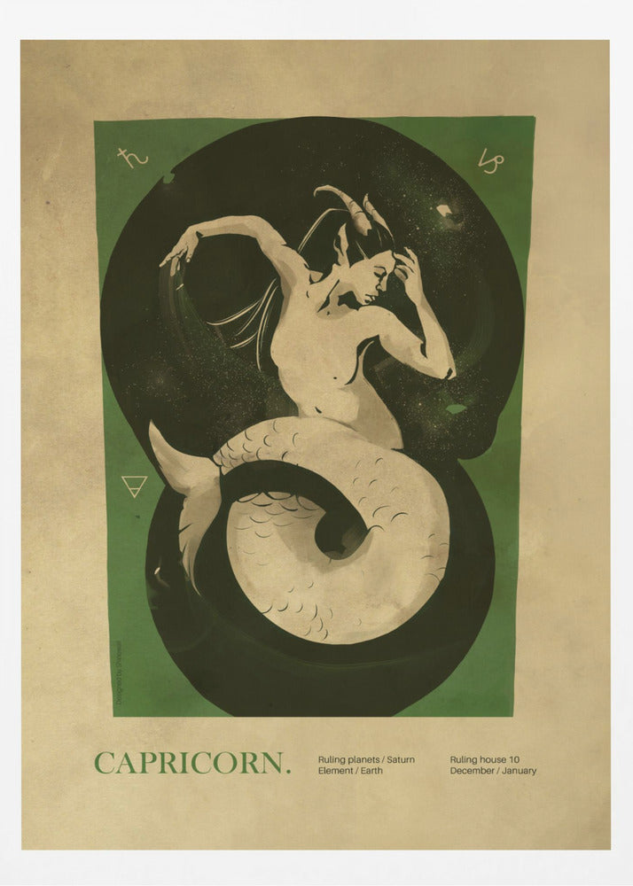 Capricorn print | Poster