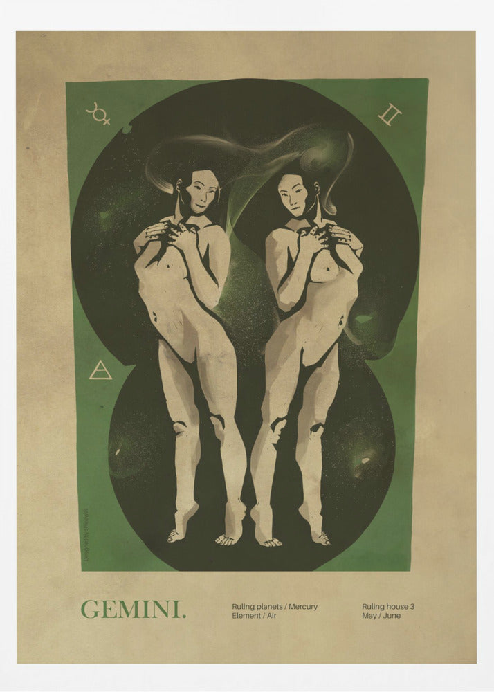 Gemini print | Poster