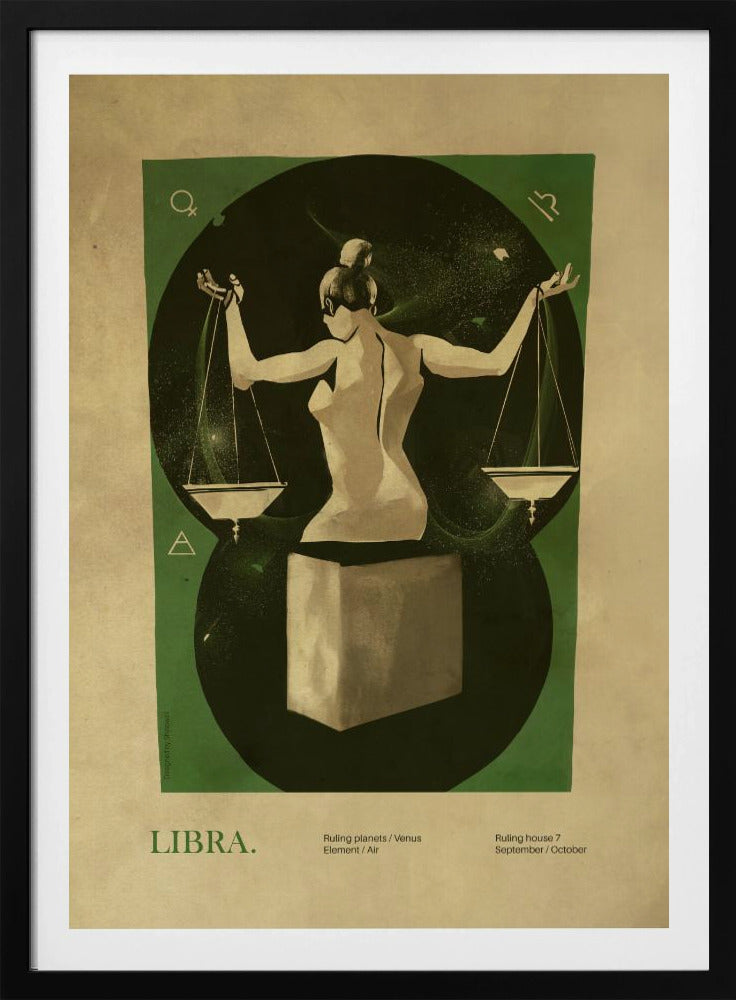 Libra print | Poster