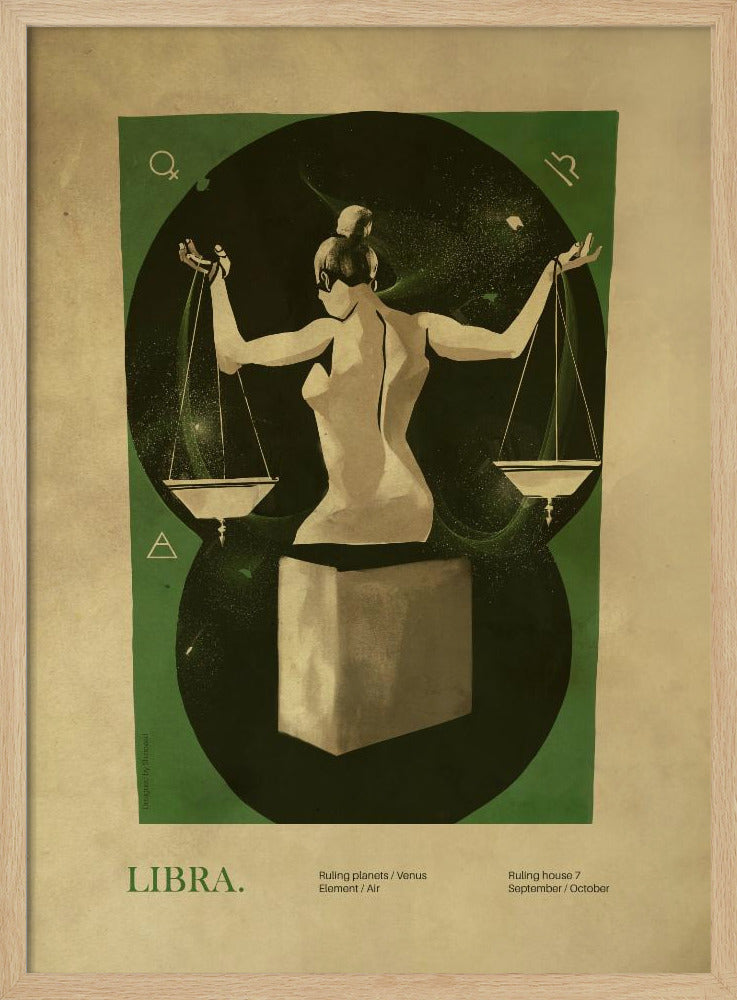 Libra print | Poster