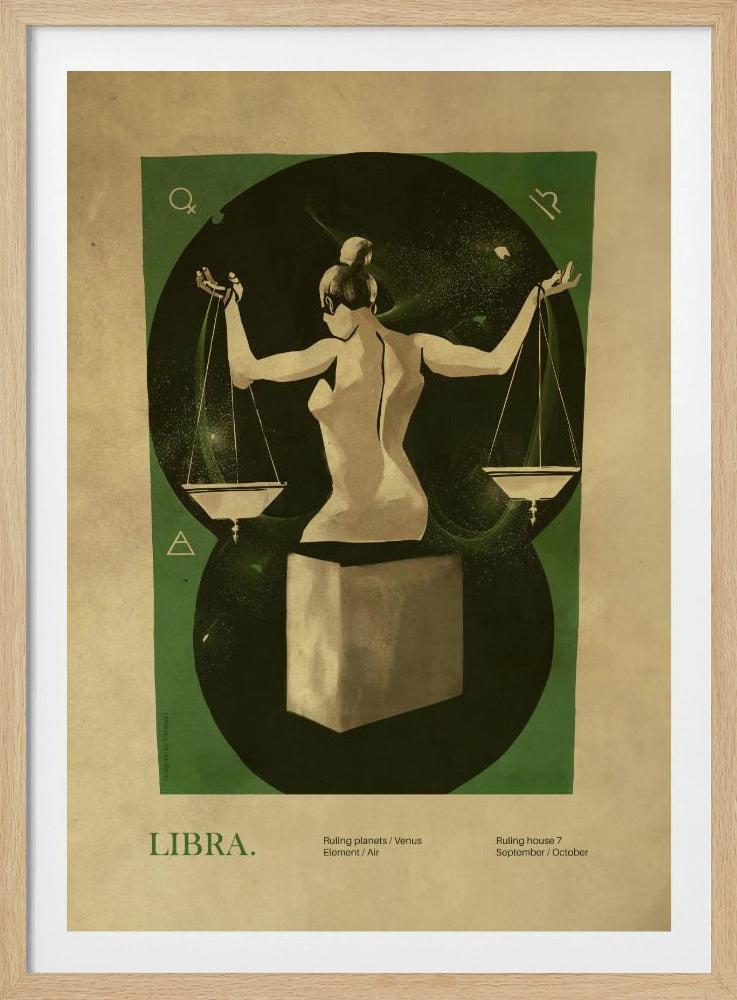 Libra print | Poster