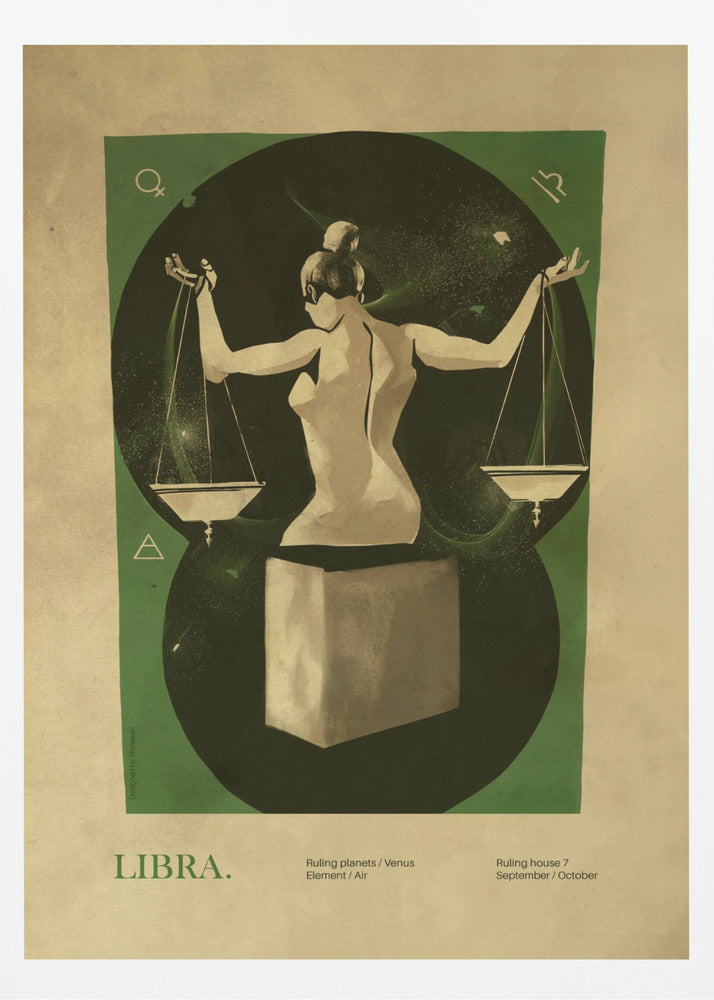 Libra print | Poster