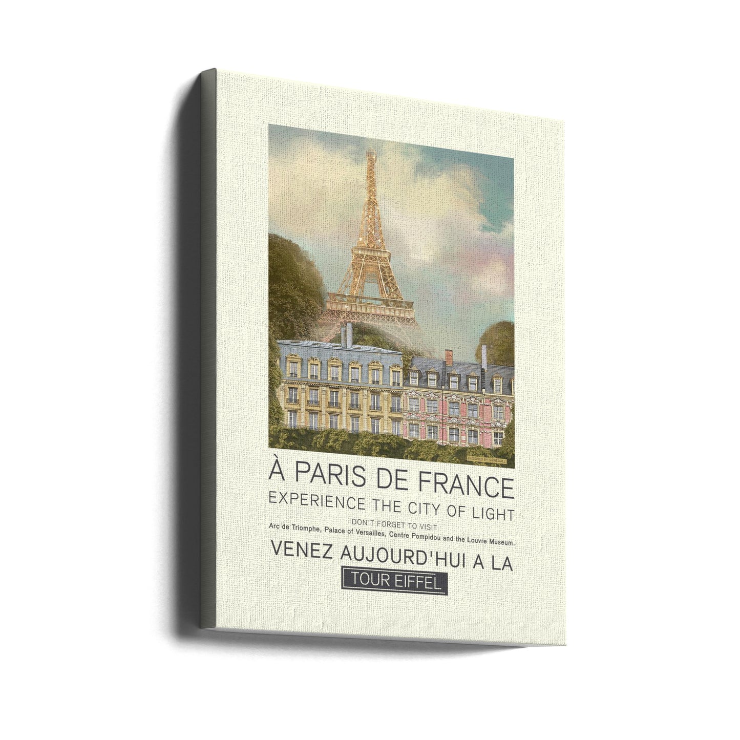 Paris retro print | Canvas