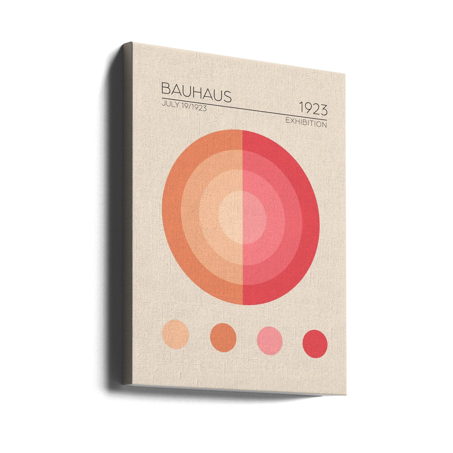 Bauhaus rosa leilighet | Lerretsbilder