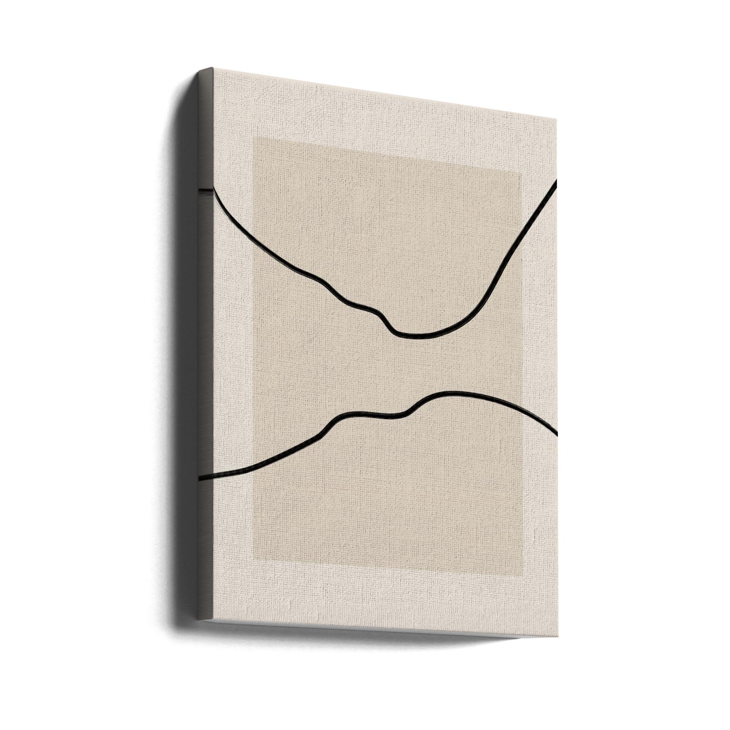 Arte de líneas abstractas suaves | Impresiones en Lienzo