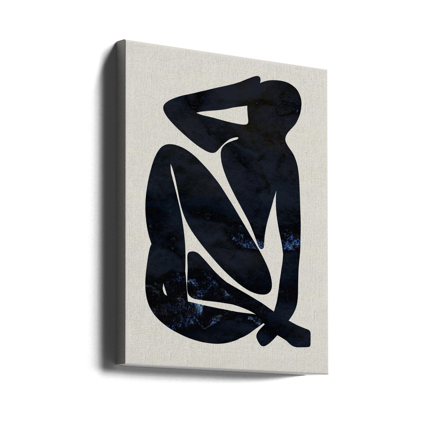 Mörkblå kvinna | Canvas