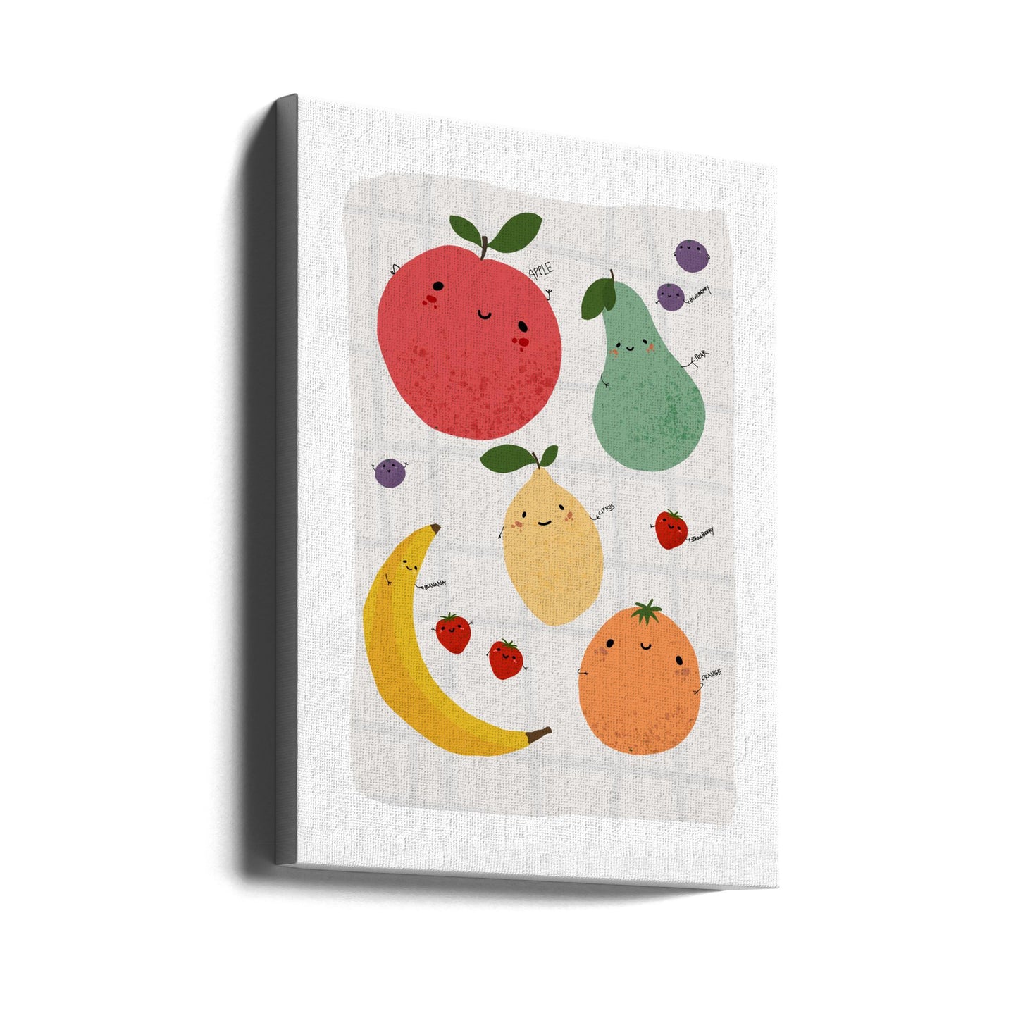 Obst Kinderposter | Leinwand