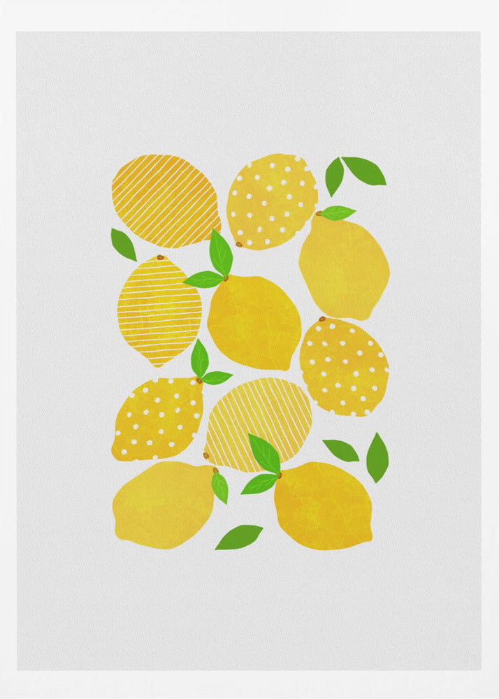 Multitud de limones | Posters  - Impresiones de Arte