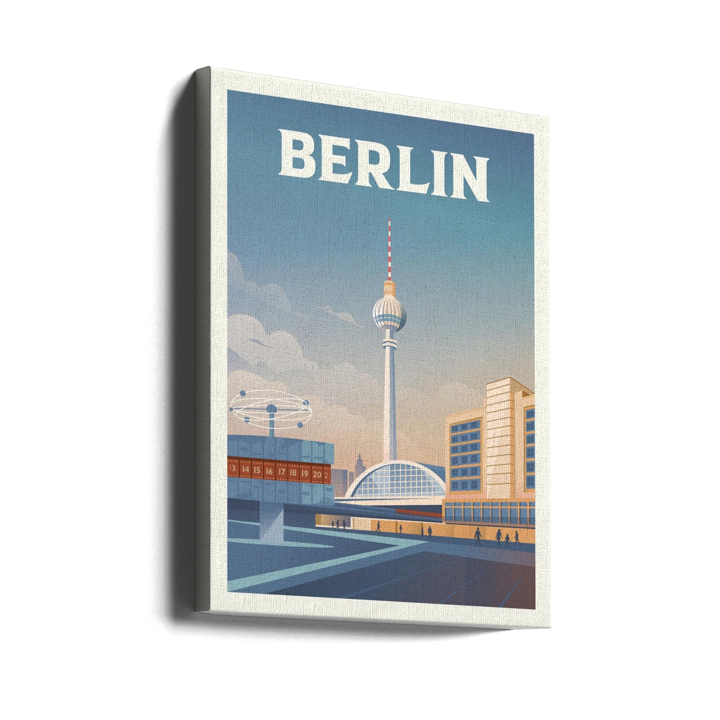Reisetrykk fra Berlins bylandskap | Lerretsbilder