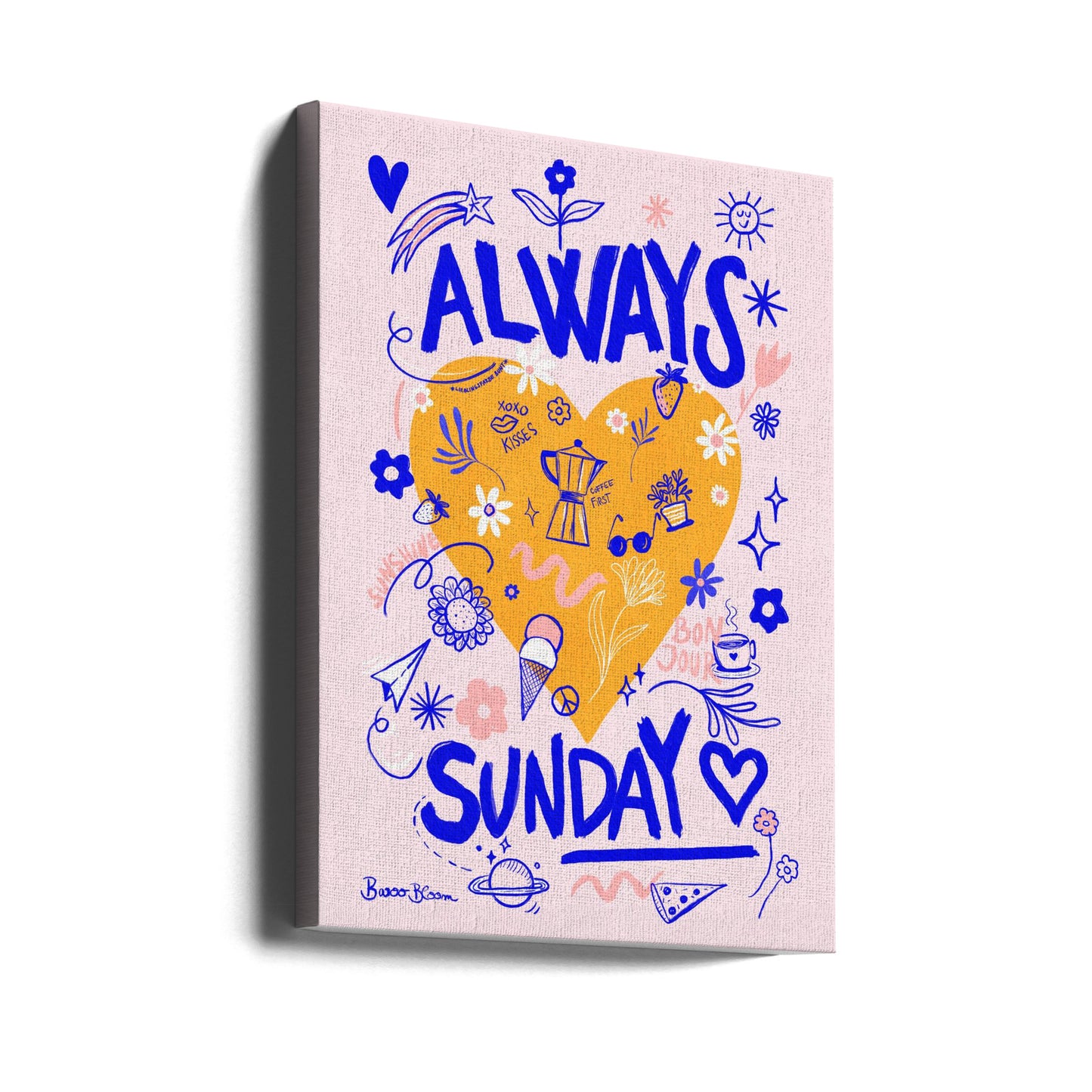 Altijd zondag | Canvasprints
