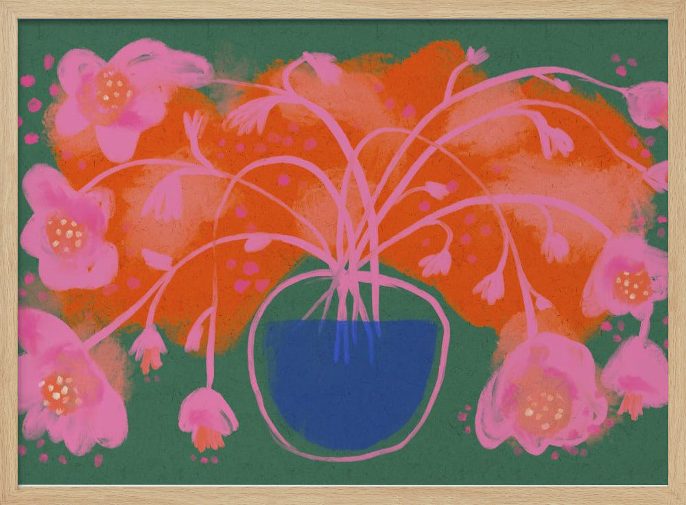 Floral Burst Symphony | Poster