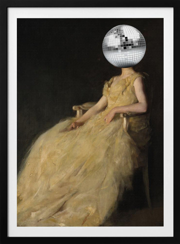 Disco Head Vintage Collage | Poster
