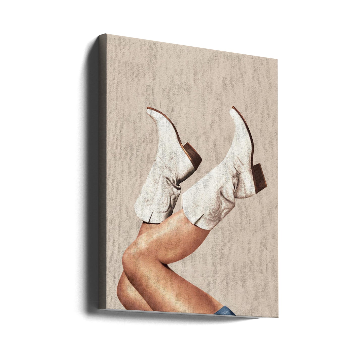 Estas botas - Neutro / Beige | Impresiones en Lienzo