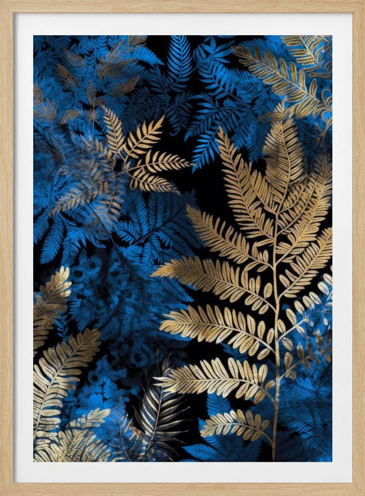 Vibrant Garden and ferns  2 | Poster