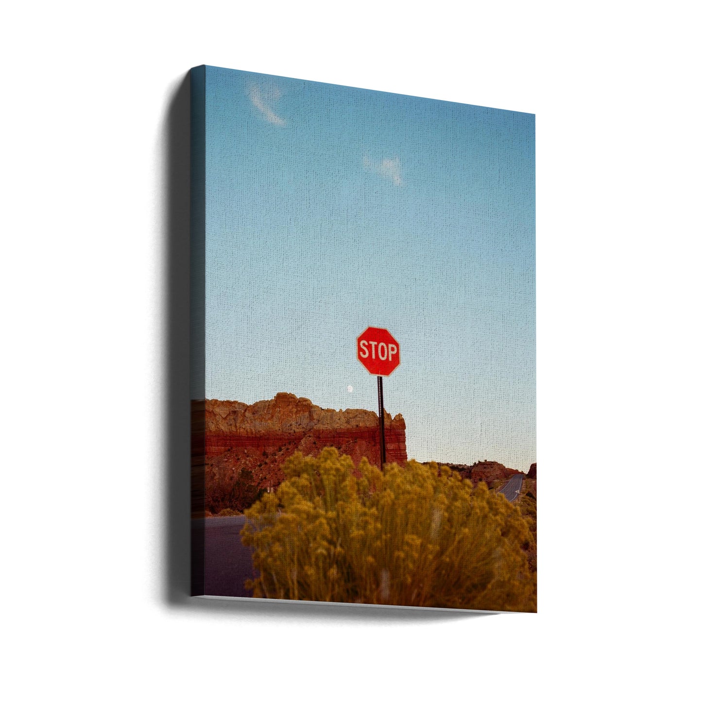 Abiquiu-Sonnenuntergang | Leinwand-Bilder