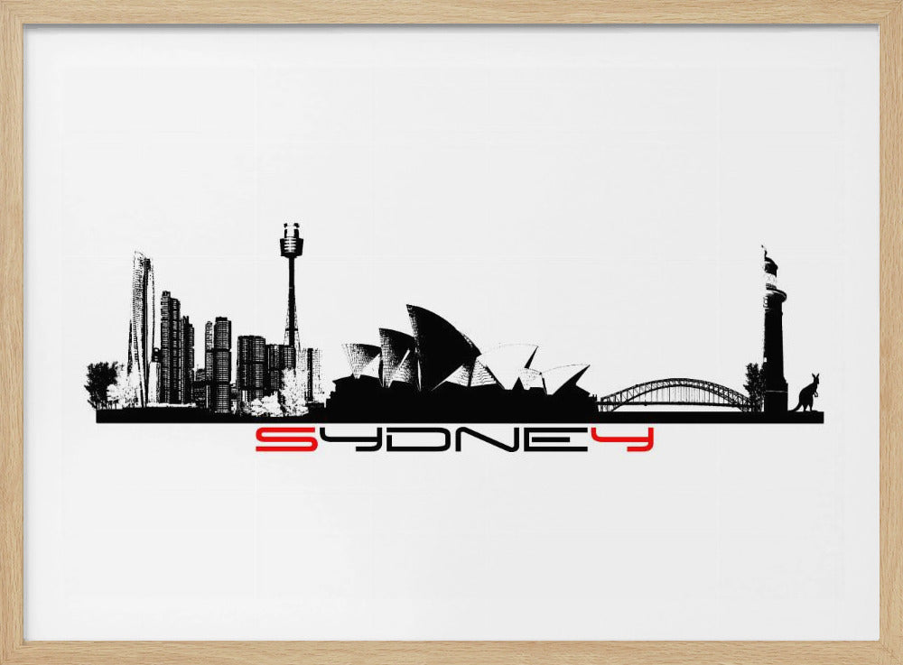 Sydney Australia Skyline City Art (1) | Poster
