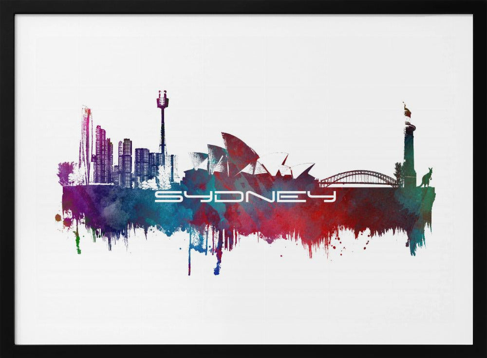 Sydney Australia Skyline City Art (2) | Poster