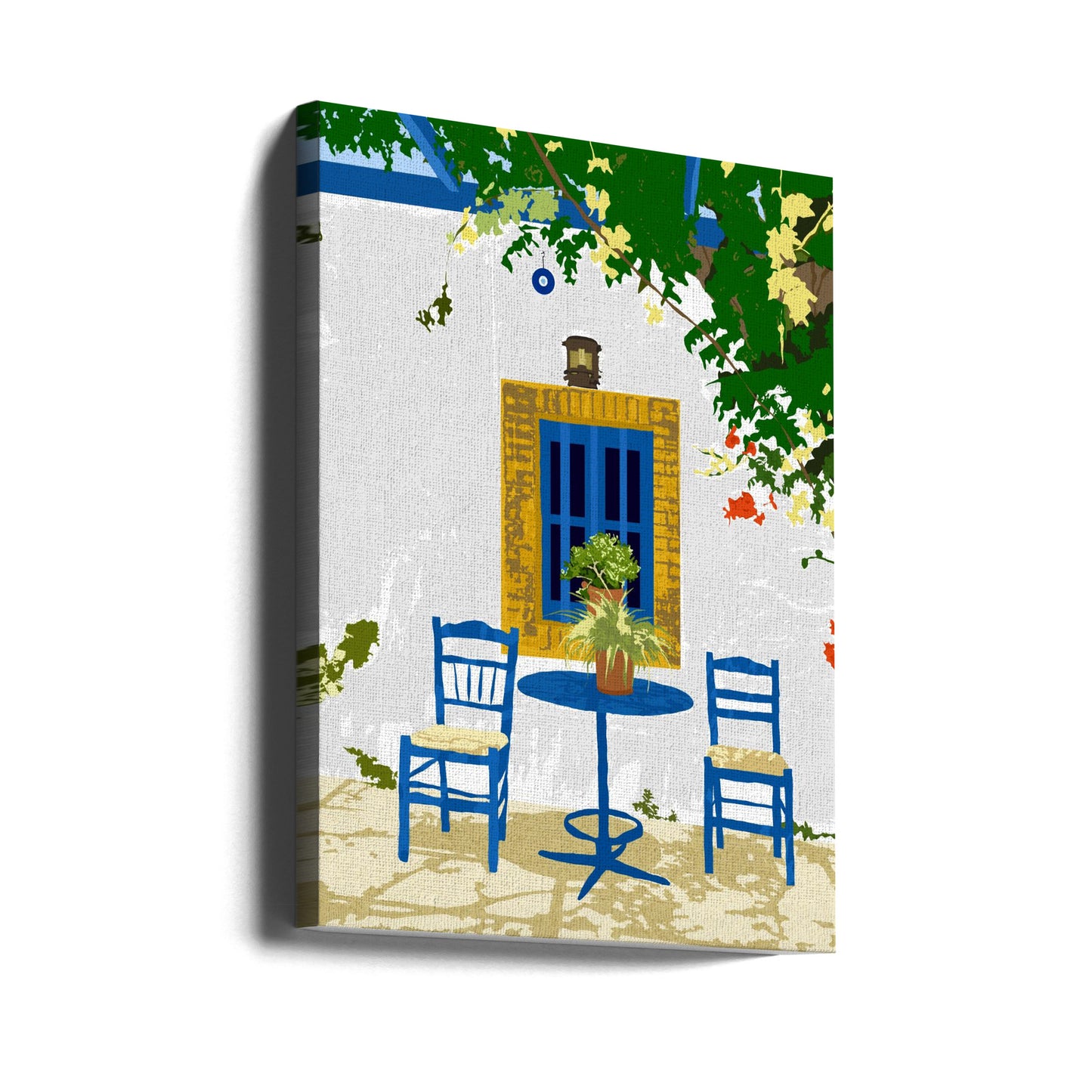 Griekse vakantie voor twee | Canvasprints