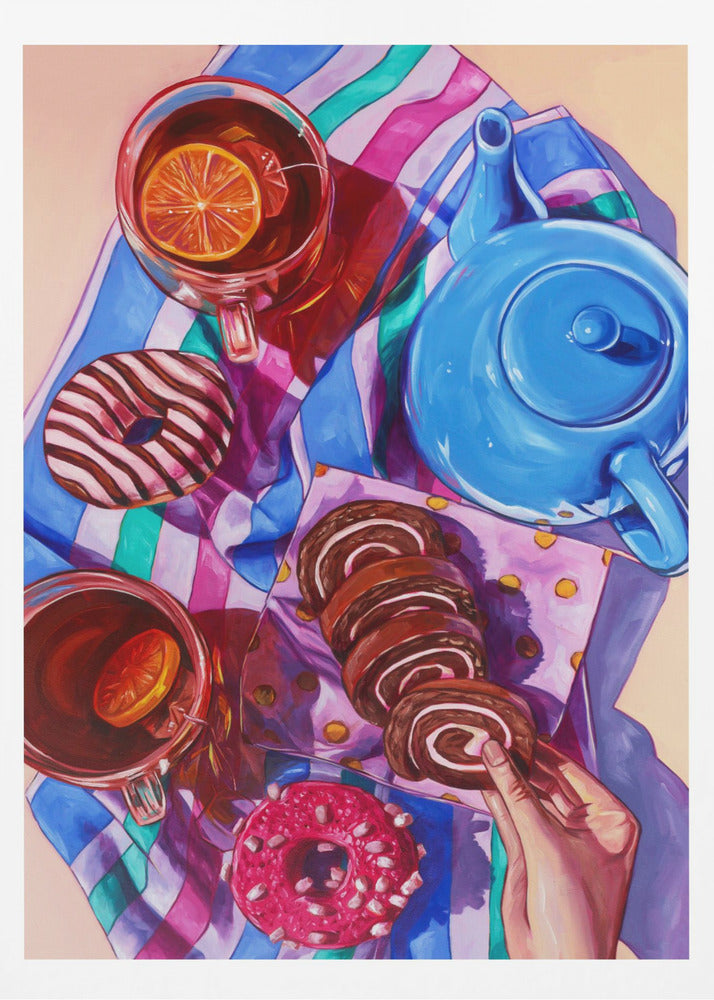 Hot Tea and Hot Pink | Poster