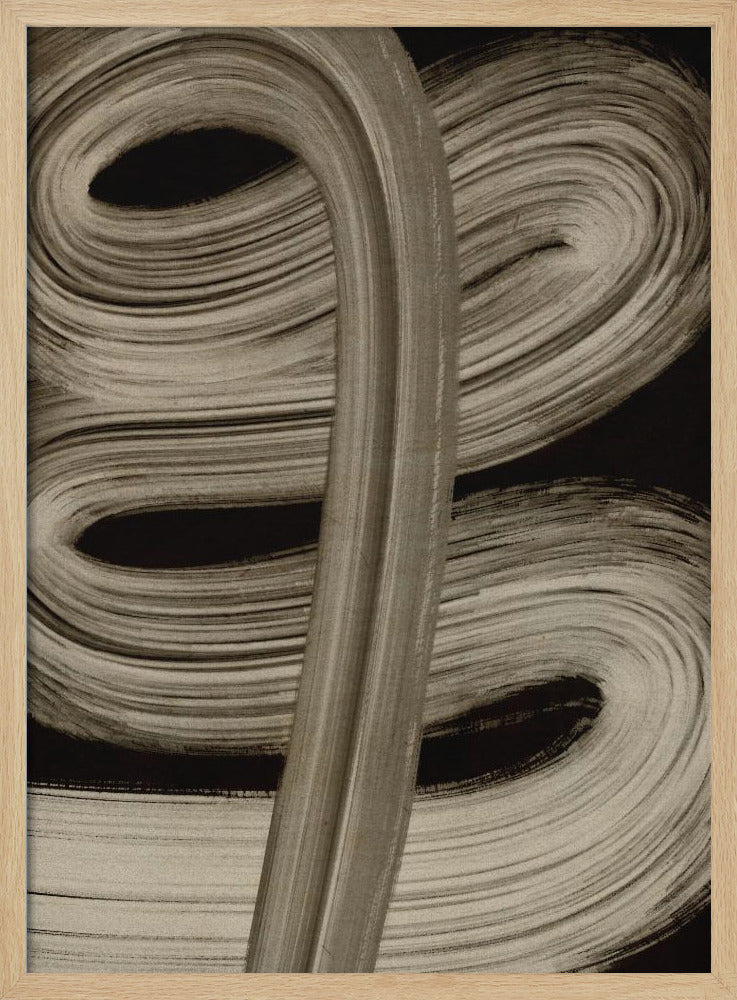 Beige streck nr 4 | Poster