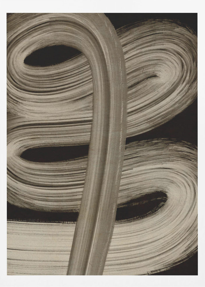 Beige streck nr 4 | Poster