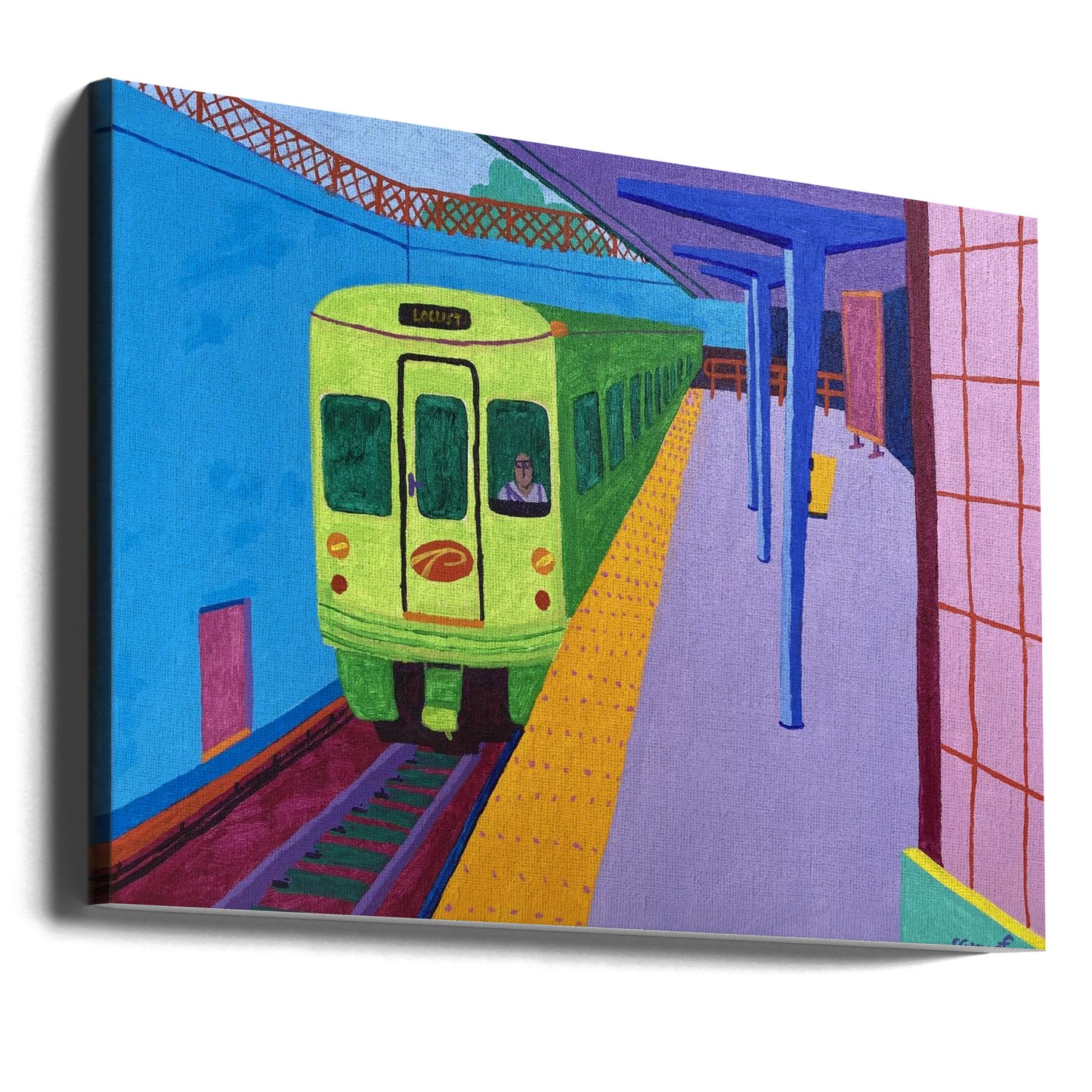 Trein naar Philly | Canvasprints