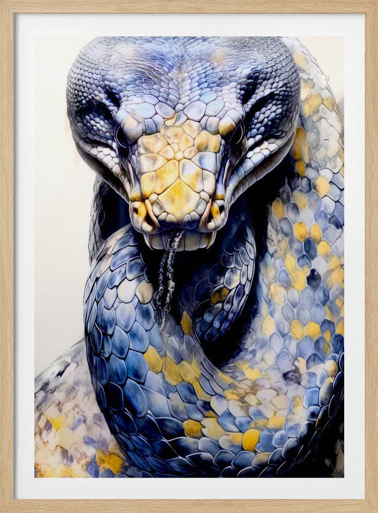 Schlange Aquarell Tier Kunst | Poster