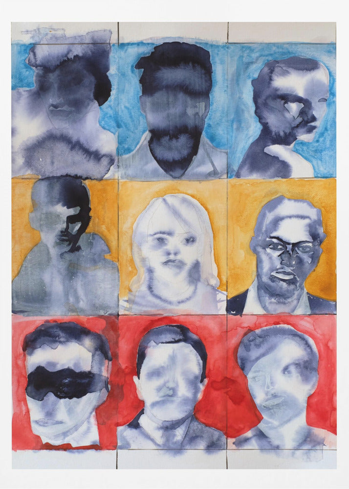 Headshot Grid No. 1 | Poster