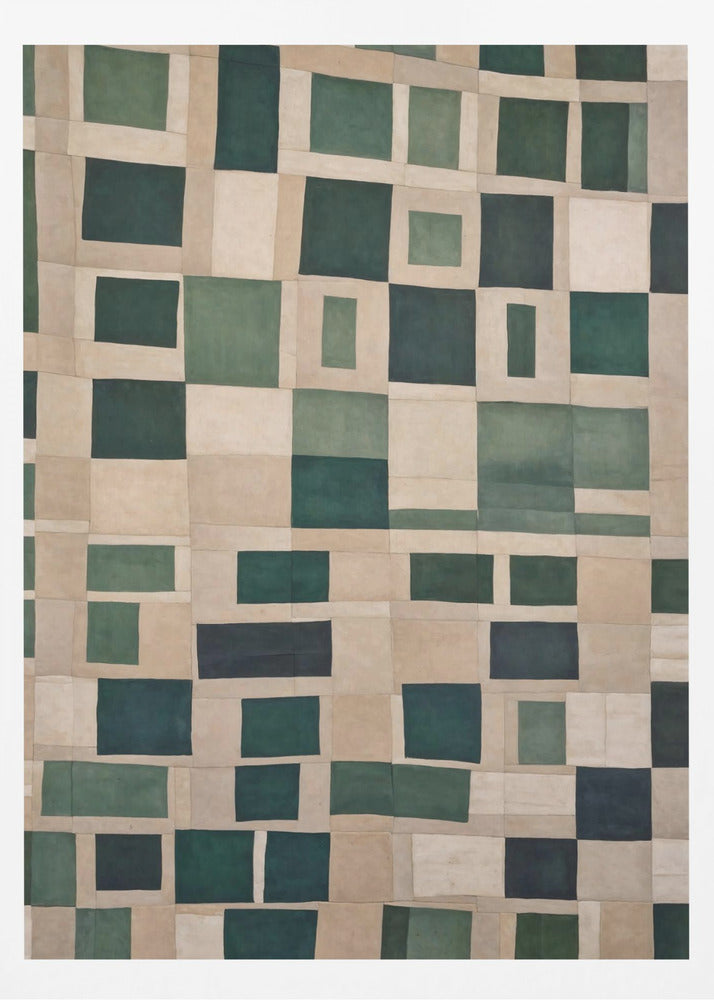 Emerald Mosaic | Poster