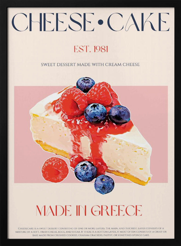 Griechisches Dessertglück | Poster