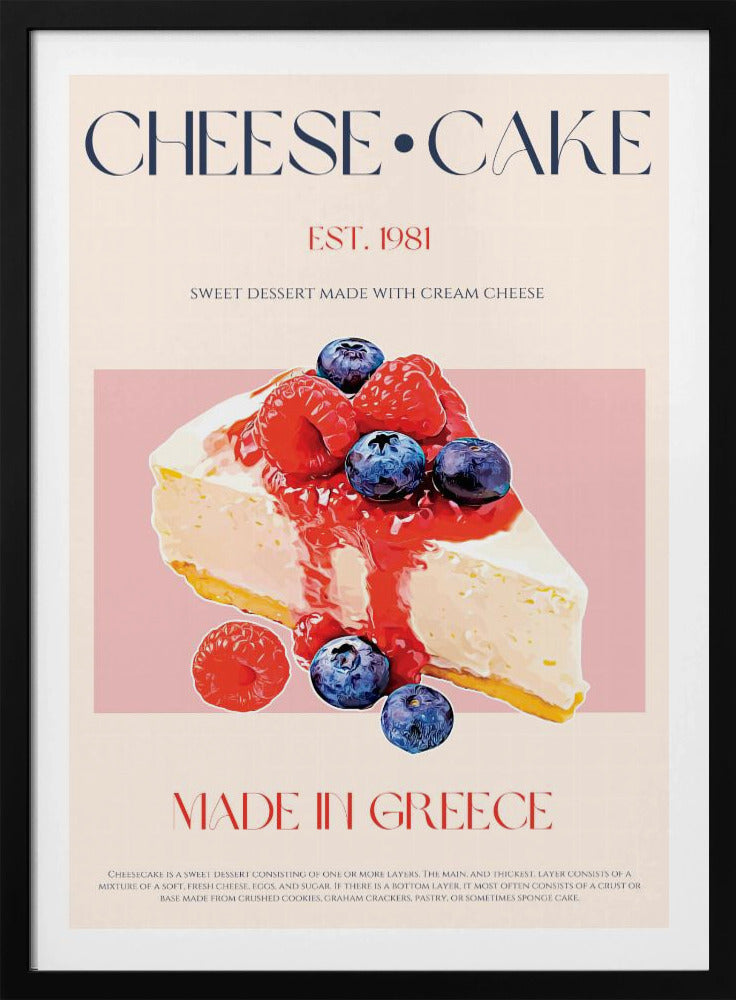 Griechisches Dessertglück | Poster