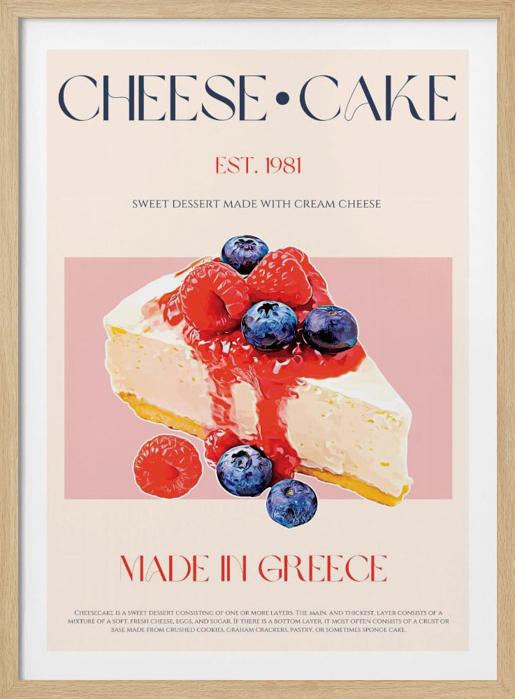 Griechisches Dessertglück | Poster